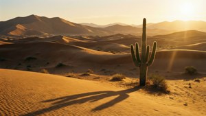 Golden Desert Dawn