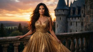 Golden Diva at Sunset