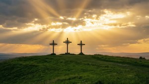 Golden Divine Crosses