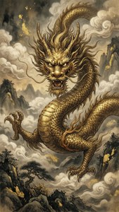 Golden Dragon Scroll