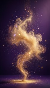 Golden Dust Magic Poof