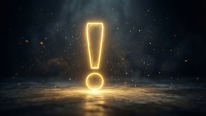 Golden Exclamation Glow