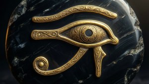 Golden Eye on Obsidian