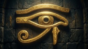 Golden Eye on Stone