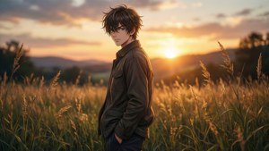 Golden Field Gaze
