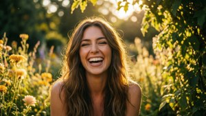 Golden Garden Laugh