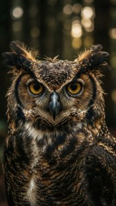 Golden Gaze Owl