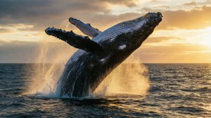 Golden Giant Breaching