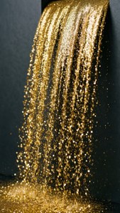 Golden Glitter Waterfall