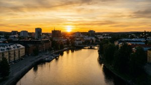 Golden Glow Over Sarpsborg