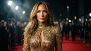 Golden Gown Glamour