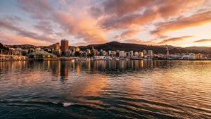Golden Harbour Reflections