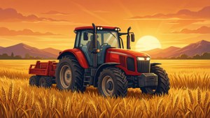 Golden Harvest Tractor