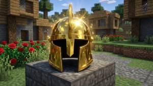 Golden Helmet in Village