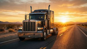 Golden Highway Sunset