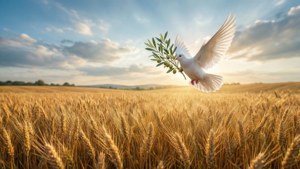 Golden Hope Over Wheat Fields