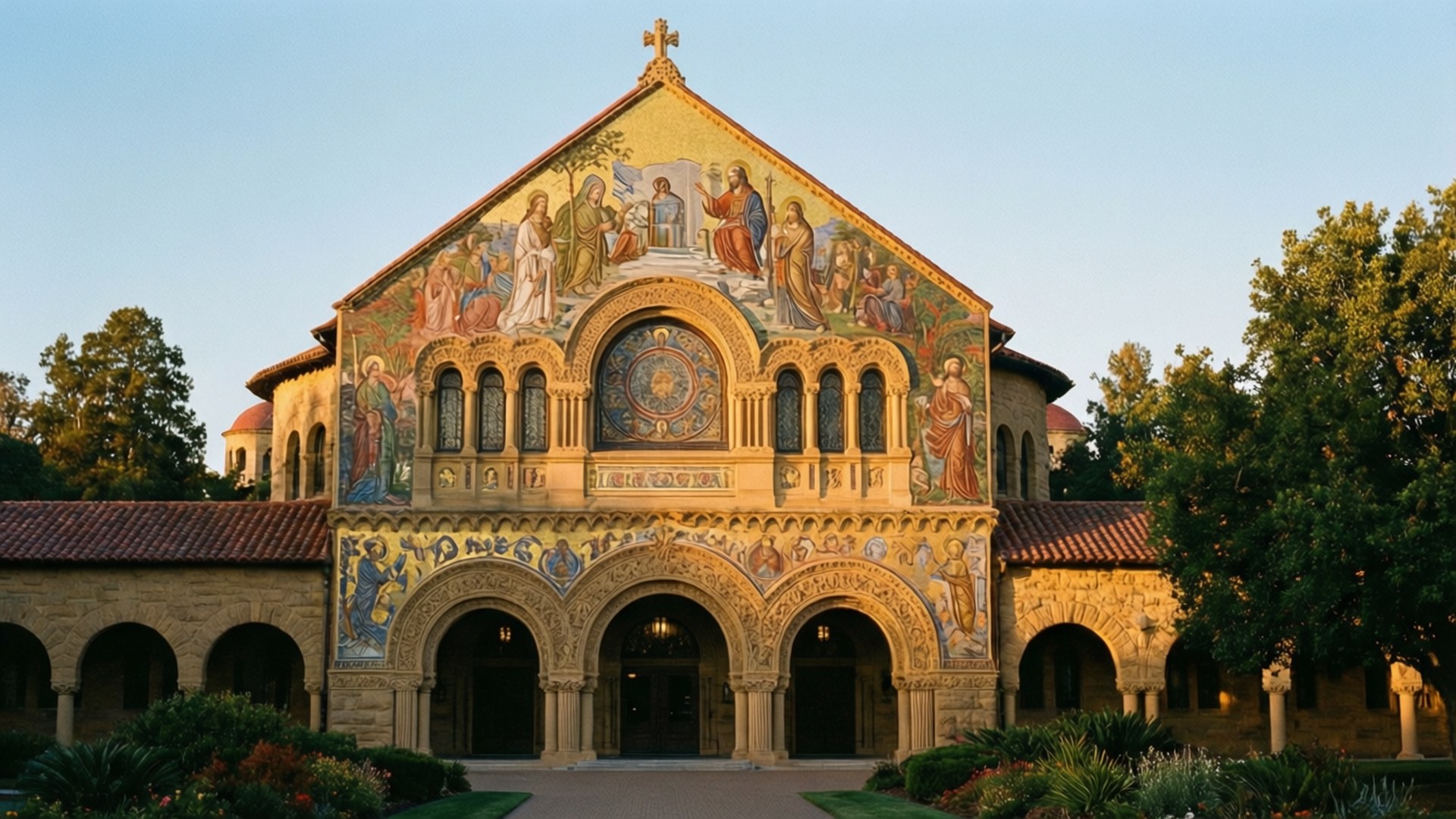 Golden Hour at Memorial Church by Wallpapers.art Studio