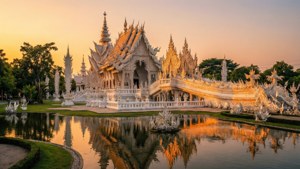 Golden Hour at White Temple