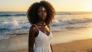 Golden Hour Beach Goddess