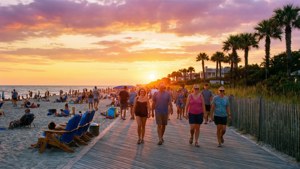 Golden Hour Boardwalk