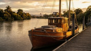 Golden Hour Boat