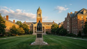 Golden Hour Campus Vista