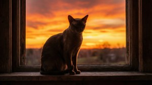 Golden Hour Cat