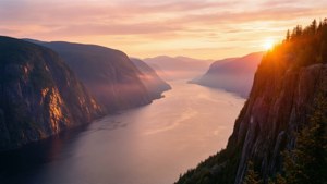 Golden Hour Fjord