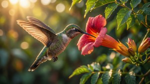 Golden Hour Hummingbird