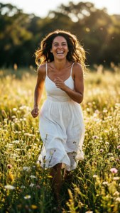 Golden Hour in the Meadow