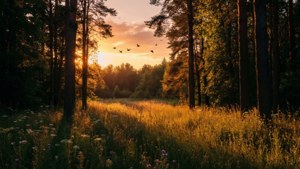Golden Hour in Vernon Forest