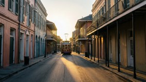 Golden Hour on Royal Street