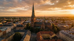 Golden Hour Over Linköping