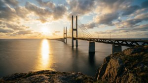Golden Hour Over Oresund
