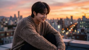 Golden Hour Rooftop Seungmin