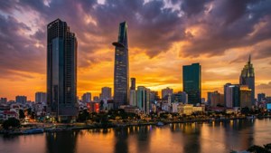 Golden Hour Skyline