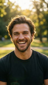 Golden Hour Smile
