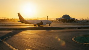 Golden Hour Tarmac Taxi