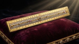 Golden Jeweled Meter Stick