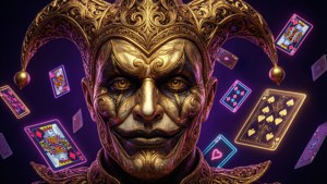 Golden Joker Face