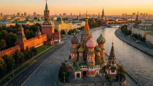 Golden Kremlin from Above