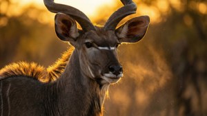 Golden Kudu Backlit