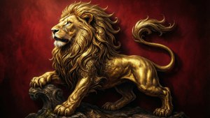 Golden Lion Rampant