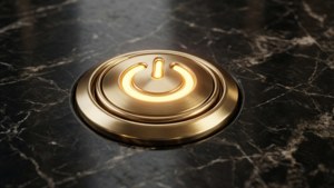 Golden Luxury Button