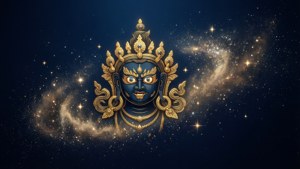 Golden Mahakal in Cosmos