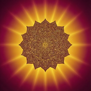Golden Mandala Gradient