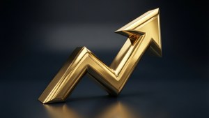 Golden Metallic Arrow