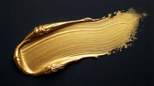 Golden Metallic Stroke