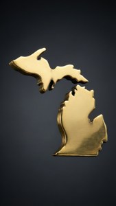 Golden Michigan Metal