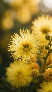 Golden Mimosa Macro